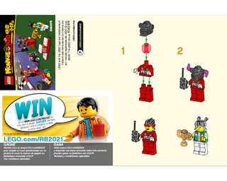 40472-Monkie Kid's RC Race blister pack - INSTRUCTIONS ONLY Instructions LEGO®