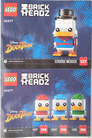 40477-Scrooge McDuck, Huey, Dewey & Louie - INSTRUCTIONS ONLY Instructions LEGO®