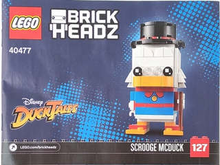 40477-Scrooge McDuck, Huey, Dewey & Louie - INSTRUCTIONS ONLY Instructions LEGO® Slightly Used Book 1
