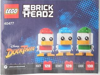 40477-Scrooge McDuck, Huey, Dewey & Louie - INSTRUCTIONS ONLY Instructions LEGO® Slightly Used Book 2