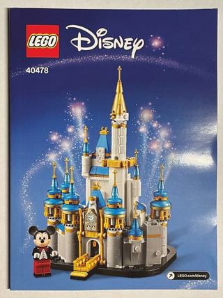 40478-Mini Disney Castle - INSTRUCTIONS ONLY Instructions LEGO®
