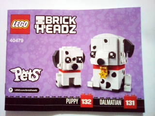 40479-Dalmatian & Puppy - INSTRUCTIONS ONLY Instructions LEGO®