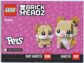 40482-Hamster & Baby Hamster - INSTRUCTIONS ONLY Instructions LEGO®