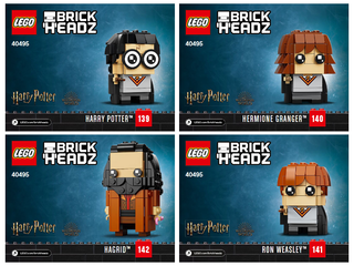 40495-Harry, Hermione, Ron & Hagrid - INSTRUCTIONS ONLY Instructions LEGO®