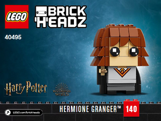 40495-Harry, Hermione, Ron & Hagrid - INSTRUCTIONS ONLY Instructions LEGO® Slightly Used Book 2