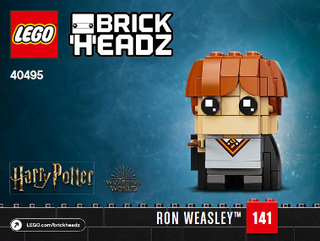 40495-Harry, Hermione, Ron & Hagrid - INSTRUCTIONS ONLY Instructions LEGO® Slightly Used Book 4