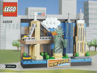 40519-New York Postcard - INSTRUCTIONS ONLY Instructions LEGO®