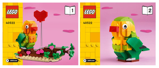 40522-Valentine Lovebirds - INSTRUCTIONS ONLY Instructions LEGO®