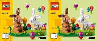 40523-Easter Rabbits Display - INSTRUCTIONS ONLY Instructions LEGO®
