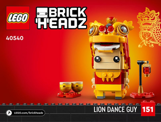 40540-Lion Dance Guy - INSTRUCTIONS ONLY Instructions LEGO®