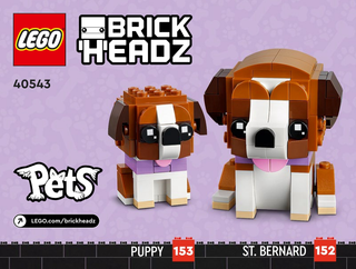 40543-St. Bernard - INSTRUCTIONS ONLY Instructions LEGO®