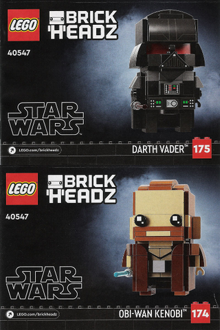 40547-Obi - Wan Kenobi & Darth Vader - INSTRUCTIONS ONLY Instructions LEGO®