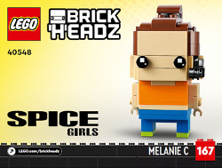 40548-Spice Girls Tribute - INSTRUCTIONS ONLY Instructions LEGO® Slightly Used Book 3