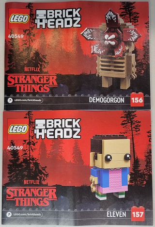 40549-Demogorgon & Eleven - INSTRUCTIONS ONLY Instructions LEGO®