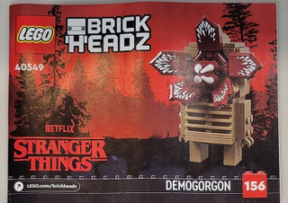 40549-Demogorgon & Eleven - INSTRUCTIONS ONLY Instructions LEGO® Slightly Used Book 1