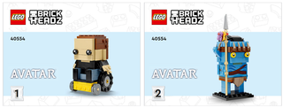 40554-Jake Sully & his Avatar - INSTRUCTIONS ONLY Instructions LEGO®