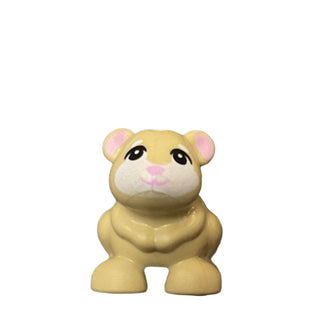 Jellybean- Tan Hamster/Mouse with Pink Nose, 24183pb09 LEGO® Animals LEGO®
