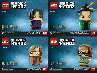 40560-Professors of Hogwarts - INSTRUCTIONS ONLY Instructions LEGO®