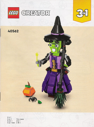 40562-Mystic Witch - INSTRUCTIONS ONLY Instructions LEGO® Slightly Used Book 1