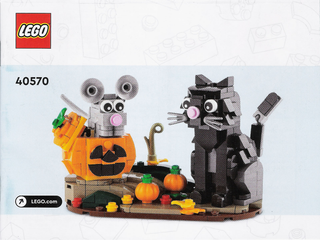 40570-Halloween Cat & Mouse - INSTRUCTIONS ONLY Instructions LEGO®