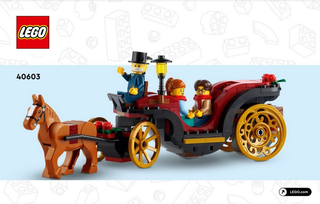 40603-Wintertime Carriage Ride - INSTRUCTIONS ONLY Instructions LEGO®