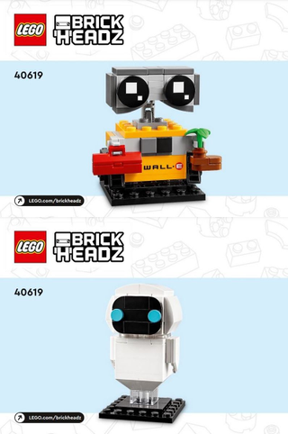 40619-EVE & WALL - E - INSTRUCTIONS ONLY Instructions LEGO®