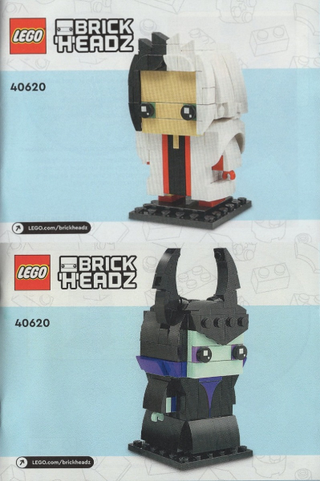 40620-Cruella & Maleficent - INSTRUCTIONS ONLY Instructions LEGO®
