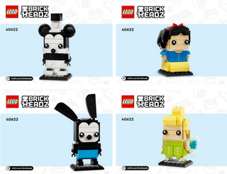 40622-Disney 100th Celebration - INSTRUCTIONS ONLY Instructions LEGO®