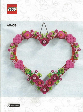 40638-Heart Ornament - INSTRUCTIONS ONLY Instructions LEGO®