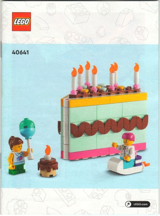 40641 - Birthday Cake - INSTRUCTIONS ONLY Instructions LEGO®