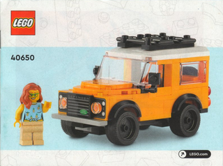 40650-Land Rover Classic Defender - INSTRUCTIONS ONLY Instructions LEGO®