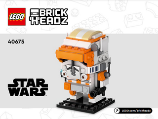 40675-Clone Commander Cody - INSTRUCTIONS ONLY Instructions LEGO®