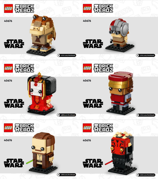 40676-The Phantom Menace - INSTRUCTIONS ONLY Instructions LEGO®