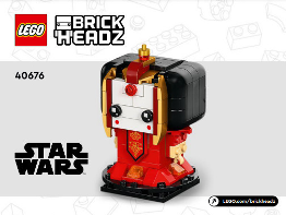 40676-The Phantom Menace - INSTRUCTIONS ONLY Instructions LEGO® Slightly Used Book 3
