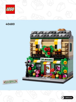 40680-Flower Store - INSTRUCTIONS ONLY Instructions LEGO®