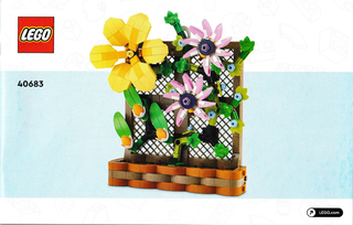 40683 - Flower Trellis Display - INSTRUCTIONS ONLY Instructions LEGO®