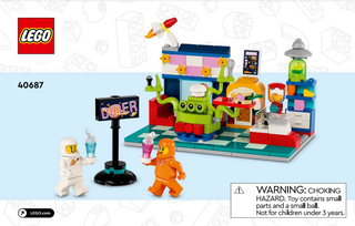 40687-Alien Space Diner - INSTRUCTIONS ONLY Instructions LEGO®