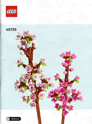 40725-Cherry Blossoms - INSTRUCTIONS ONLY Instructions LEGO®