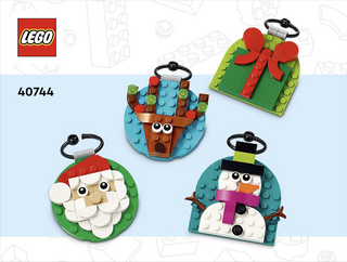 40744 - Christmas Ornament Selection - INSTRUCTIONS ONLY Instructions LEGO®