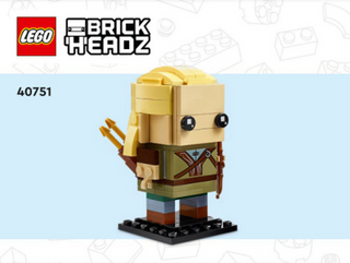 40751-Legolas & Gimli - INSTRUCTIONS ONLY Instructions LEGO® Slightly Used Book 1