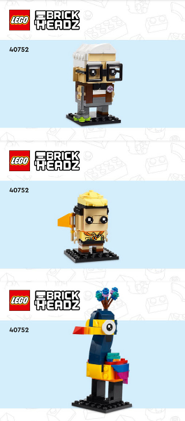 40752-Carl, Russell & Kevin - INSTRUCTIONS ONLY Instructions LEGO®