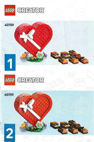 40759-Celebration Series: 2. Valentine's Day Box - INSTRUCTIONS ONLY Instructions LEGO®