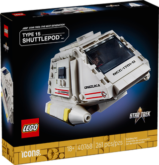 40768 - Type-15 Shuttlepod - EMPTY BOX ONLY Empty Box LEGO®