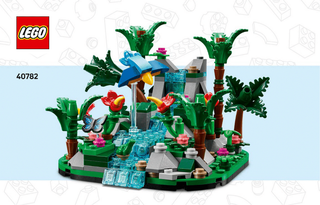 40782-Tropical Rainforest Diorama - INSTRUCTIONS ONLY Instructions LEGO®