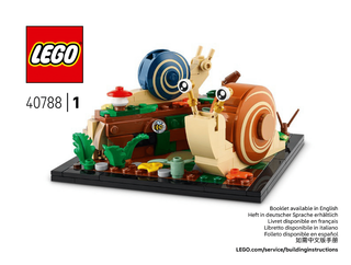 40788-Friendly Snails - INSTRUCTIONS ONLY Instructions LEGO®