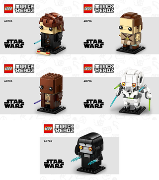 40796 - Revenge of the Sith Heroes & Villains - INSTRUCTIONS ONLY Instructions LEGO®