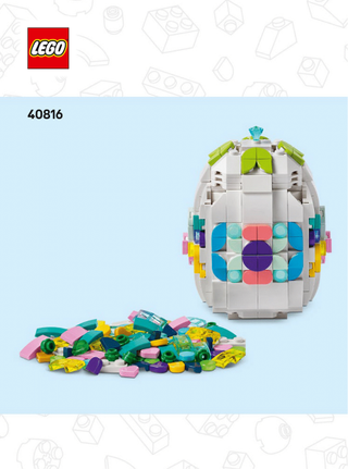 40816-Decorative Easter Egg - INSTRUCTIONS ONLY Instructions LEGO®
