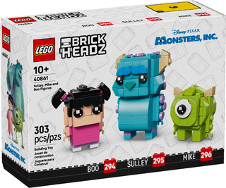 40861 - Sulley, Mike and Boo Figures - EMPTY BOX ONLY