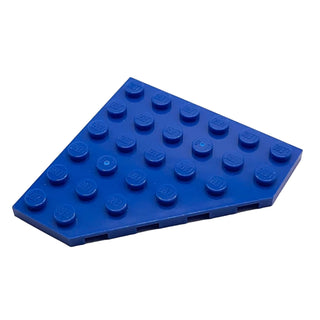 Wedge, Plate 6 x 6 Cut Corner, Part# 6106 Part LEGO® Blue
