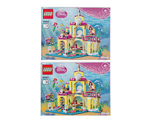 41063-Ariel's Undersea Palace - INSTRUCTIONS ONLY Instructions LEGO®